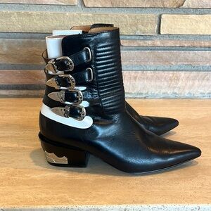 TOGA Pulla women's boots black and white